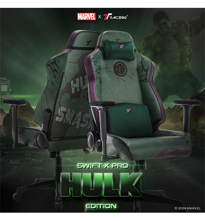 TTRacing Swift X Pro Gaming Chair - Hulk Edition 