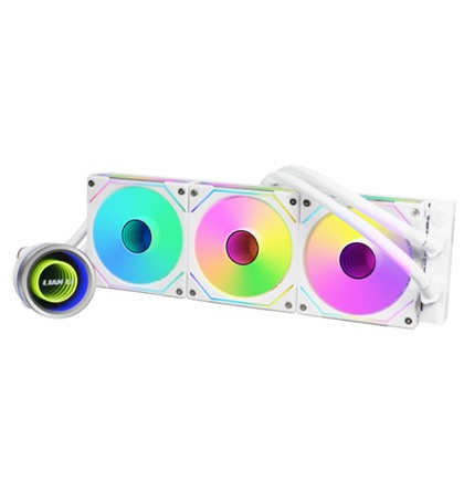  LIAN LI GA II TRINITY 360 Liquid Cooler White