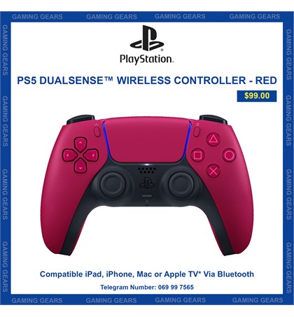 PS5 DUALSENSE™ WIRELESS CONTROLLER - RED