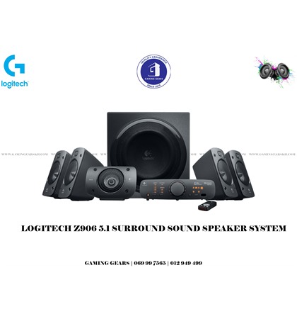 LOGITECH Z906 5.1 SURROUND SOUND SPEAKER SYSTEM