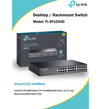 TP-LINK Desktop / Rackmount Model: TL-SF1024D