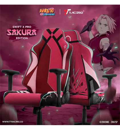 TTRacing Swift X Pro Air Threads Fabric Gaming Chair - Sakura Edition
