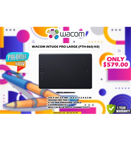 Wacom Intuos Pro Large (PTH-860K0)