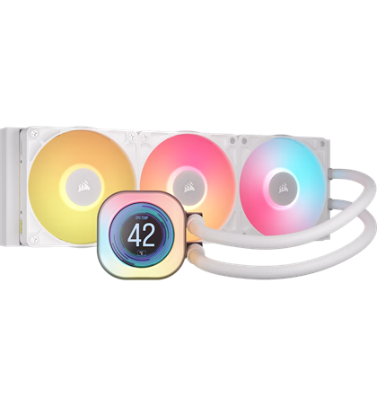 CORSAIR Cooler iCUE LINK TITAN 360 RX LCD AIO Liquid - White