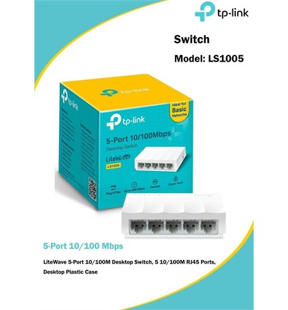 TP-LINK Switch Model: LS1005