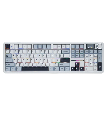 AULA Keyboard WIND F108 PRO - White Blue