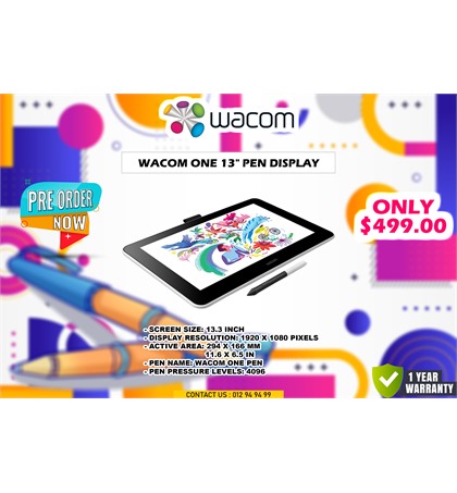 WACOM ONE 13" Pen Display
