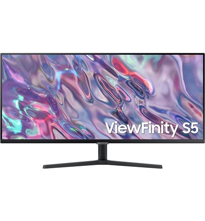 Samsung High Resolution Monitor ViewFinity S5 34 Inch 3K WQHD 100Hz HDR10