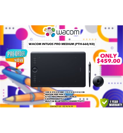 Wacom Intuos Pro Medium (PTH-660/K0)  