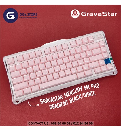 GRAVASTAR Keyboard Mercury K1 Special Edition - Sakura Pink