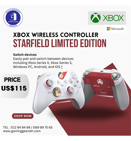 Xbox Wireless Controller – Starfield Limited Edition