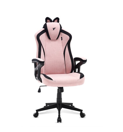 TTRacing Duo V4 Air Threads Fabric Gaming Chair - KittyPuff 