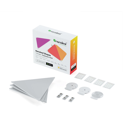 Nanoleaf Shapes | Triangles | White | 3 Pack | Global | Panels Only