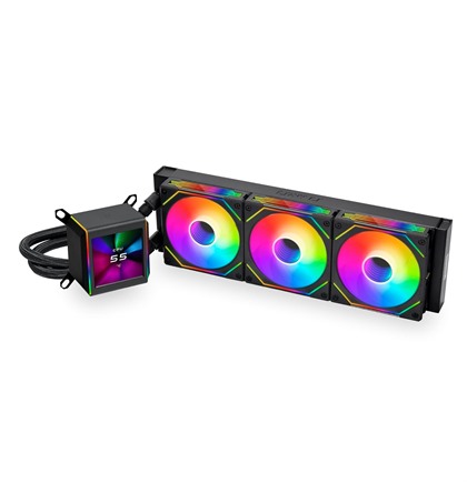 LIAN LI GA II LCD 360 Liquid Cooler Black