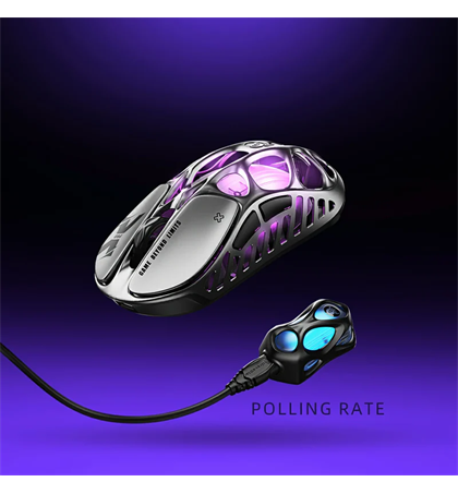 GRAVASTAR Mercury X Pro 8KHz Wireless Gaming Mouse (Interstellar Silver)