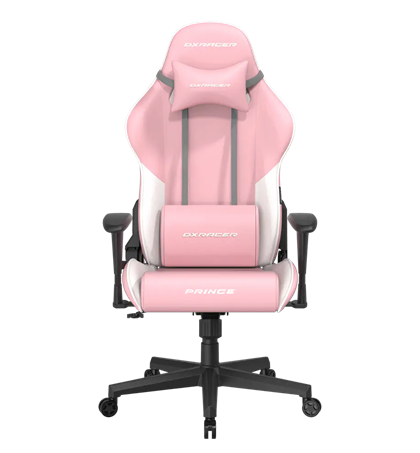DXRACER CHAIR PRINCE SERIES PINK/WHITE