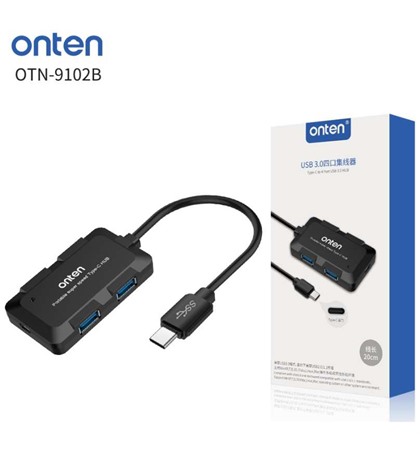 ONTEN USB 3.0 Type-C to 4 Port USB 3.0