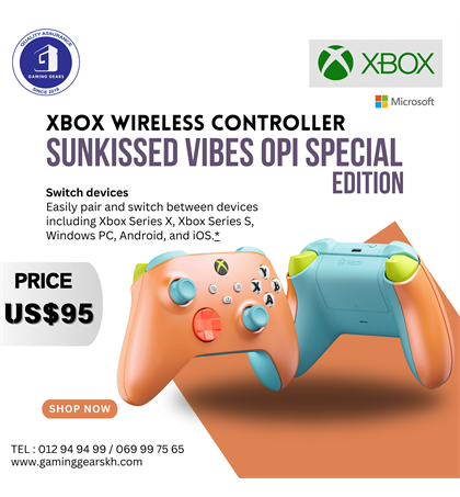 Xbox Wireless Controller – Sunkissed Vibes OPI Special Edition