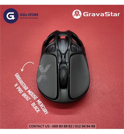 GRAVASTAR Mouse Mercury X Pro 8KHz - Black