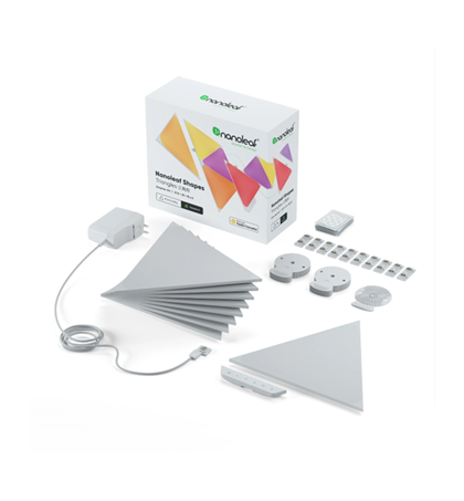 Nanoleaf Shapes | Triangles | STK | White | 9 Pack | EU/UK