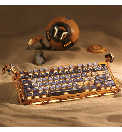 GRAVASTAR Keyboard Mercury K1 Pro Battle-Worn Yellow 