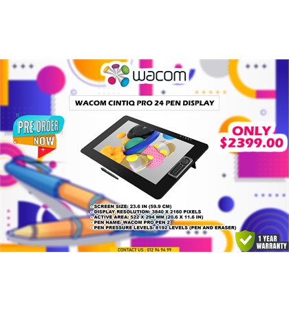 WACOM CINTIQ PRO 24 PEN DISPLAY