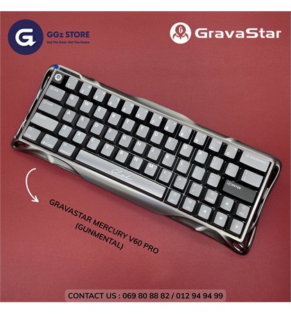 GRAVASTAR Keyboard Mercury V60 Pro (GunMental)