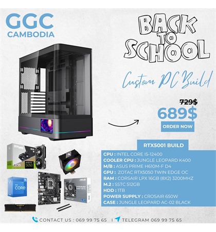 CUSTOM PC BUILD RTX5001