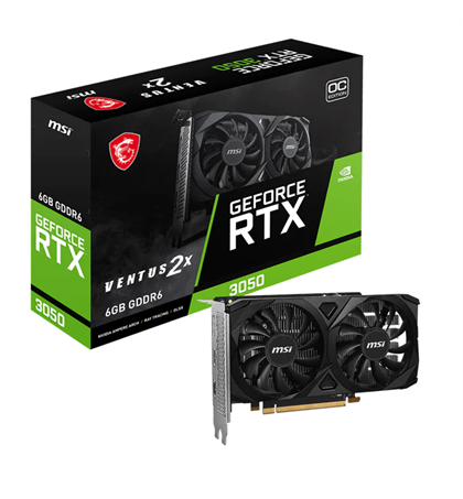MSI GeForce RTX3050 VENTUS 2X E 6G OC