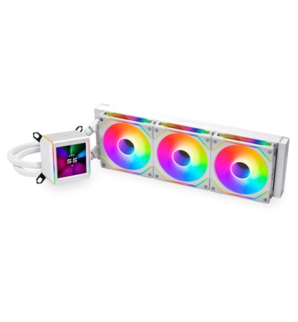  LIAN LI GA II LCD 360 Liquid Cooler White
