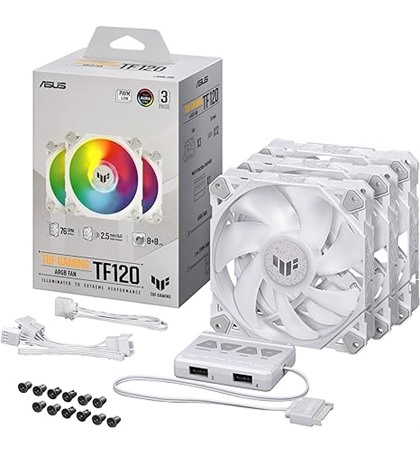 Asus TUF GAMING TF120 ARGB 3IN1 - White