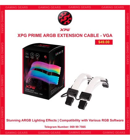 XPG PRIME ARGB EXTENSION CABLE - VGA