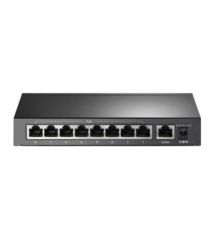 TP-Link TL-SF1009P 9-Port 10/100Mbps Desktop Switch with 8-Port PoE+