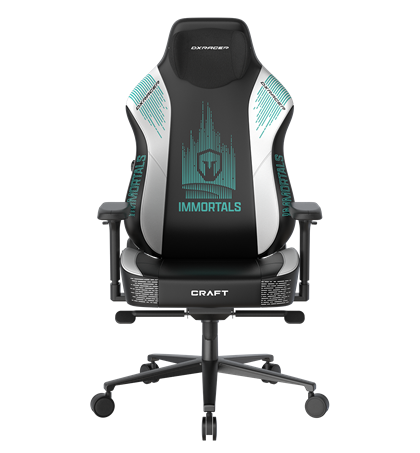DxRACER Craft L Imortals Black/White	