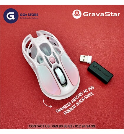 GRAVASTAR Mouse Mercury M1 Pro Special Edition - Sakura Pink - GGz