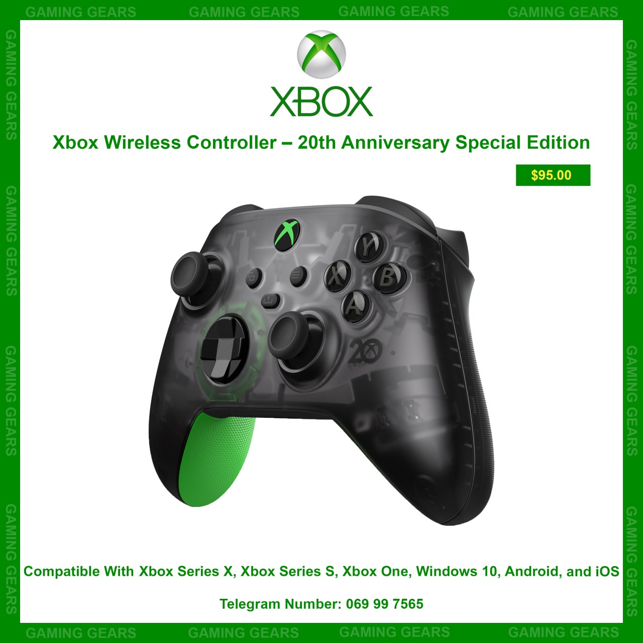 Xbox Wireless Controller – 20th Anniversary Special Edition