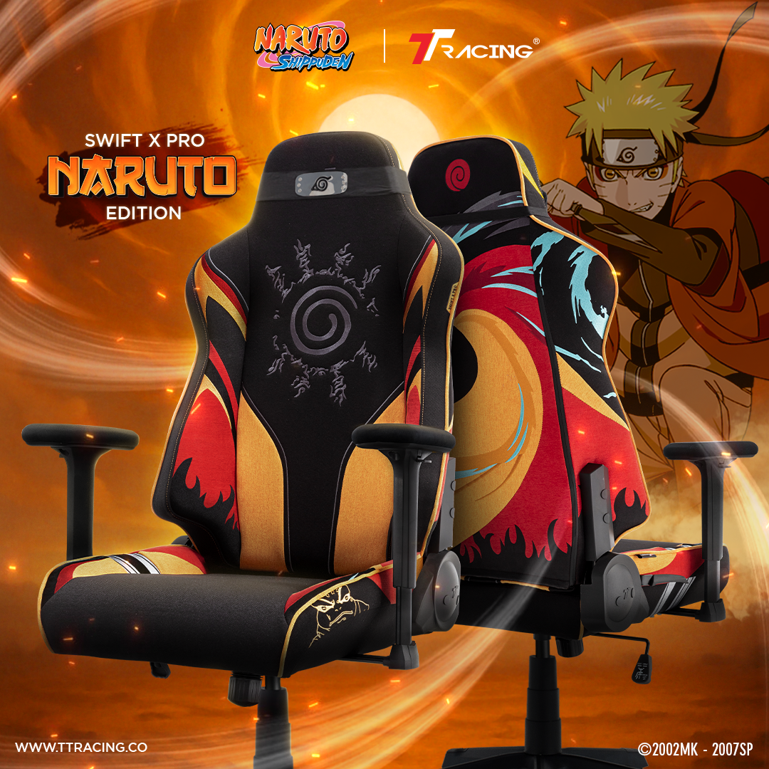 TTRacing Swift X Pro Air Threads Fabric Gaming Chair - Naruto Edition 
