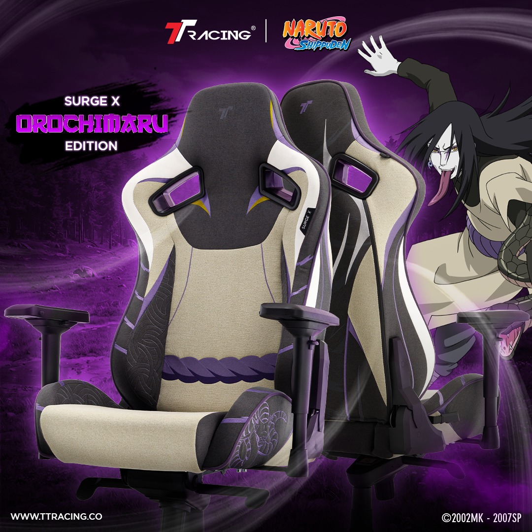 TTRacing Surge X Air Threads Fabric Gaming Chair - Orochimaru Edition
