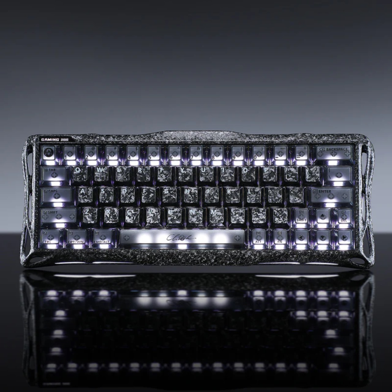 GRAVASTAR Keyboard Mercury V60 Pro Special Edition - Cyber Frost Black