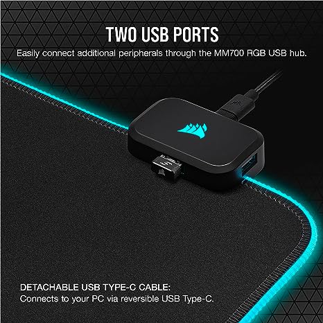 CORSAIR MM700 RGB Extended Mouse Pad