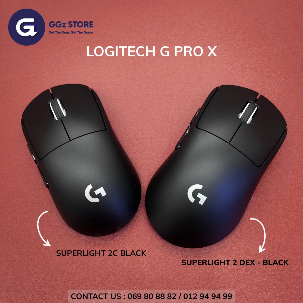 LOGITECH MOUSE G PRO X SUPERLIGHT 2C BLACK