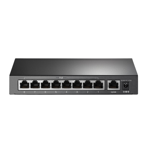 TP-Link TL-SF1009P 9-Port 10/100Mbps Desktop Switch with 8-Port PoE+