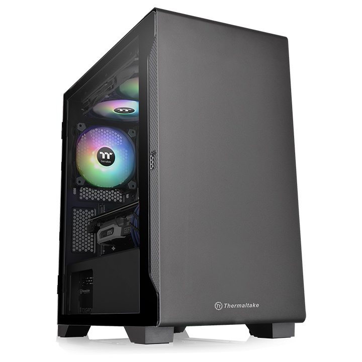 THERMALTAKE S100 Tempered Glass Micro Chassis Black