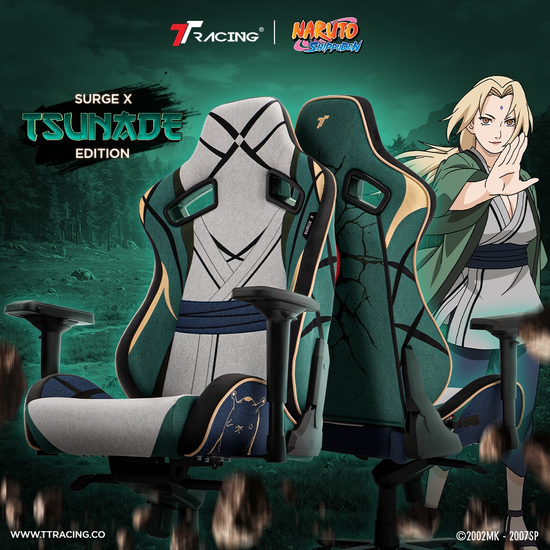 TTRacing Surge X Air Threads Fabric Gaming Chair - Tsunade Edition