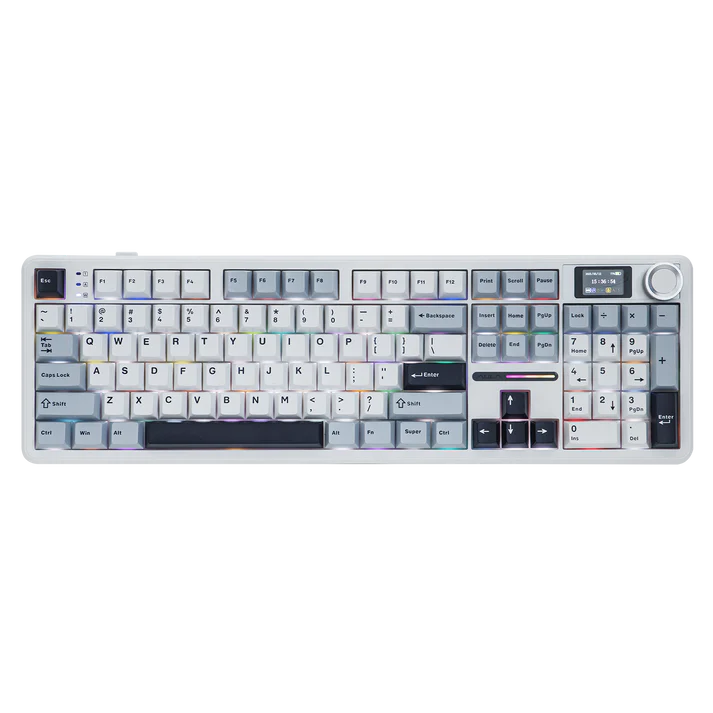 AULA Keyboard WIND F108 PRO - White Blue