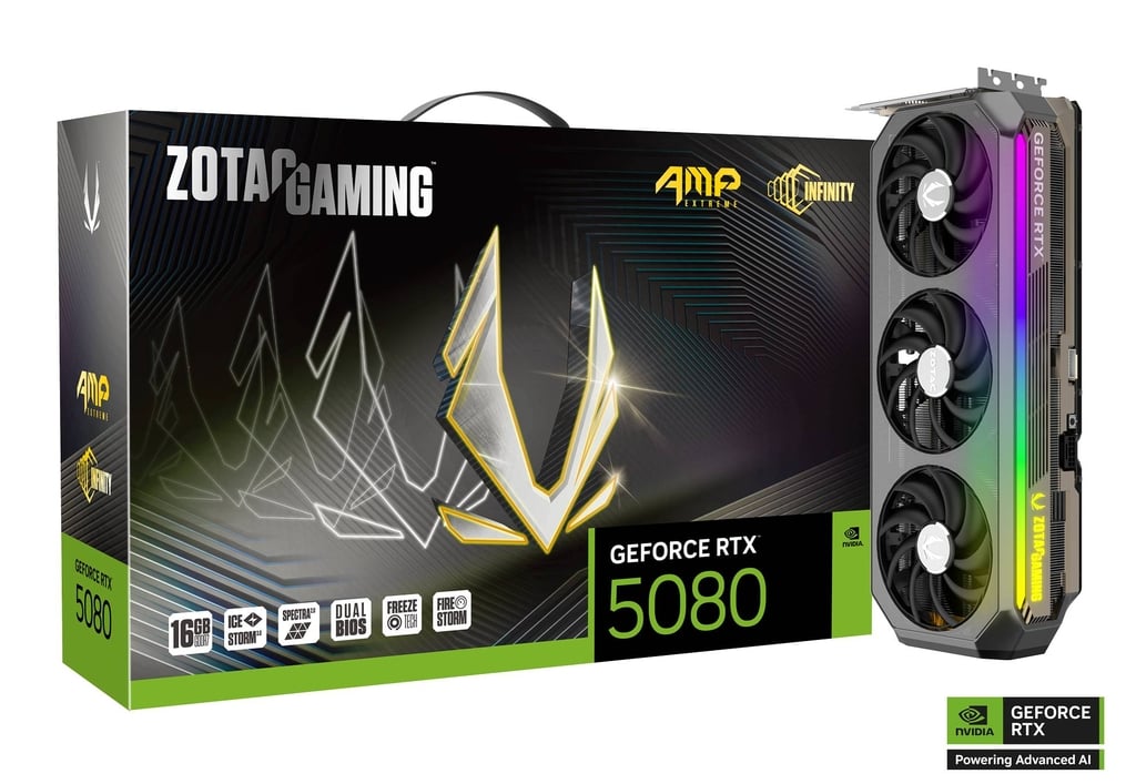 ZOTAC GAMING GeForce RTX5080 AMP Extreme INFINITY