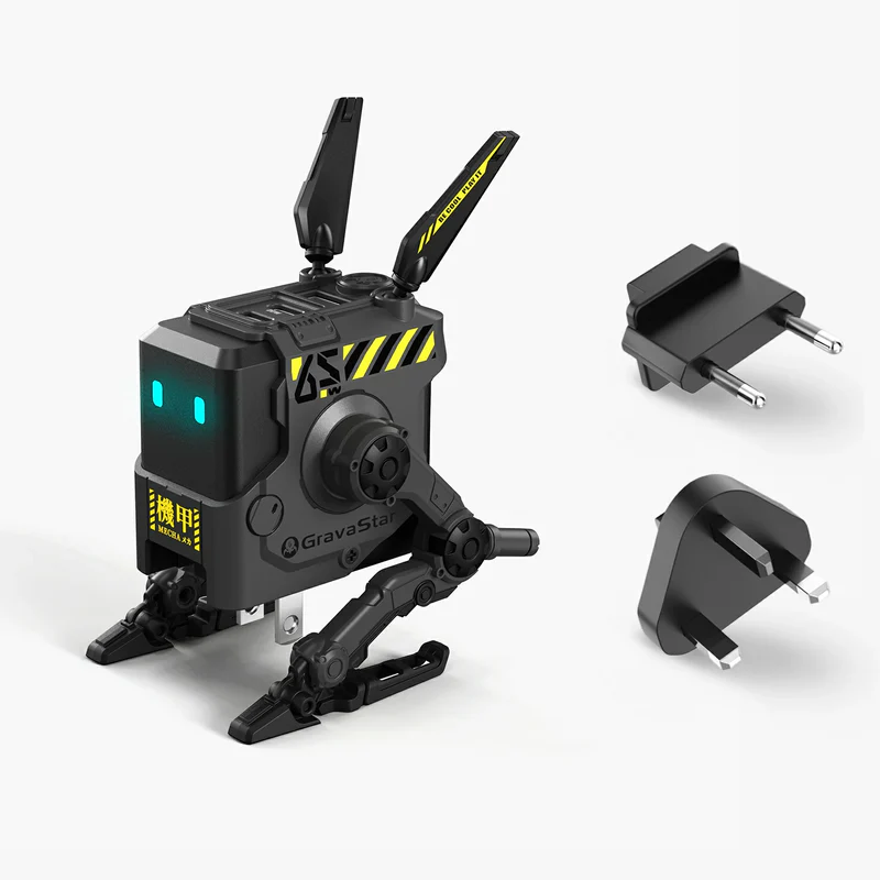 GRAVASTAR Alpha65 GaN 65W Wall Charger - Charcoal Gray