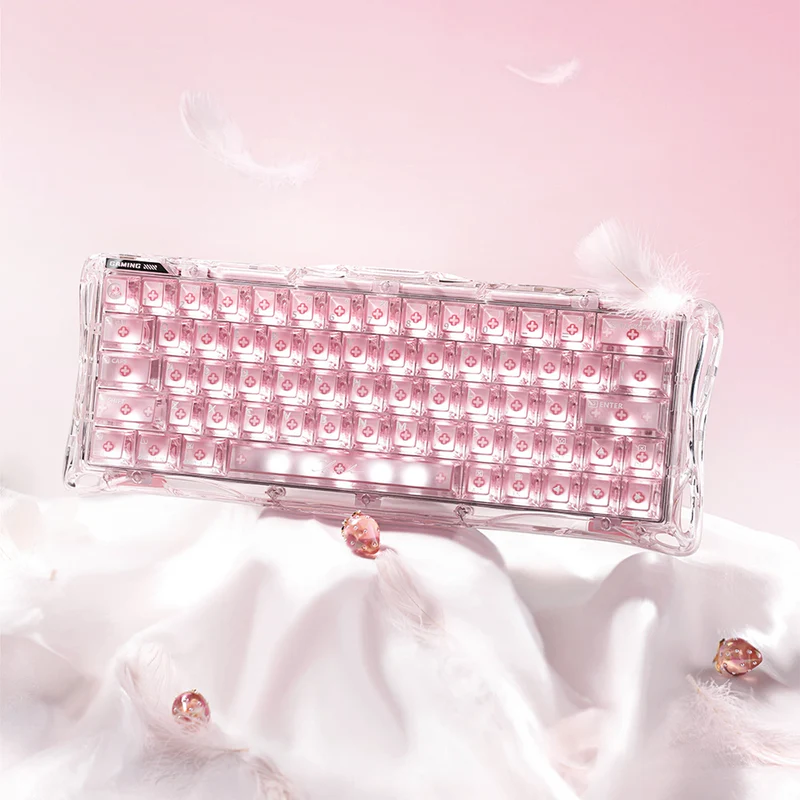GRAVASTAR Keyboard Mercury V60 - Crystal Rose
