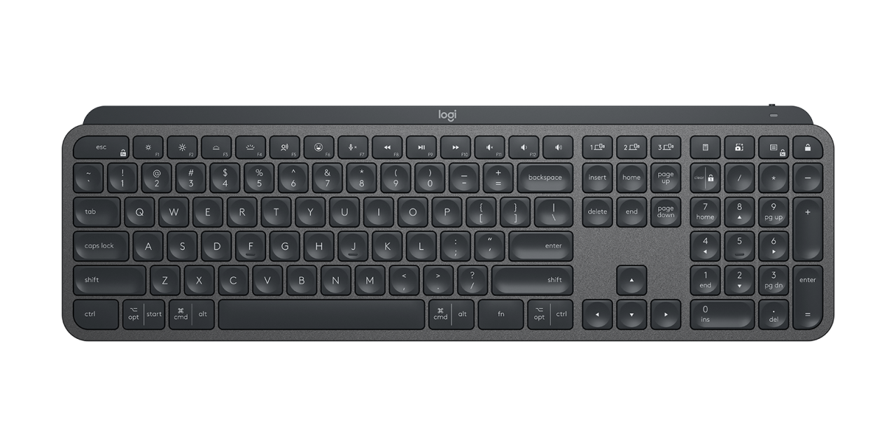 LOGITECH MX KEYS WIRELESS + BLUETOOTH