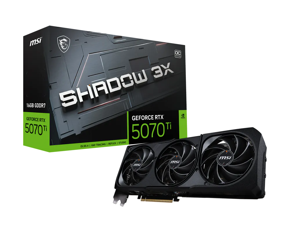 MSI GeForce RTX5070Ti 16G SHADOW 3X OC